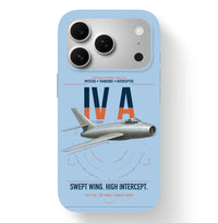 Thumbnail for Dassault Mystère IV A design on light blue magsafe iphone case, for iPhone 17 Pro