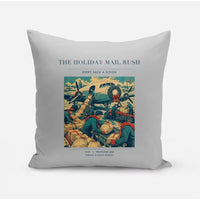 Thumbnail for VINTAGE G4255 - The Holiday Mail Rush - Designed Pillows design on lightgray