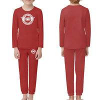 Thumbnail for Ready for Departure children pajamas - Red