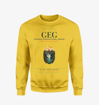 Thumbnail for Spokane International Airport (GEG) design on yellow sweatshirt