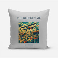 Thumbnail for VINTAGE G4020 - The Desert Mail - Designed Pillows design on lightgray
