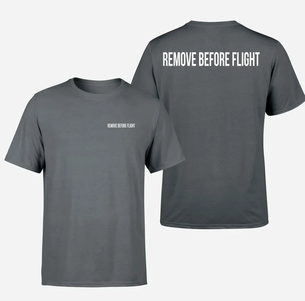 Customisable Remove Before Flight T-Shirt - view 9