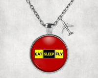 Thumbnail for Eat Sleep Fly Necklace - view 9