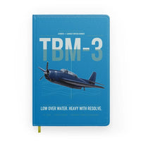 Thumbnail for TBM-3 Avenger design on turquoise notebook