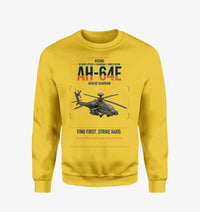 Thumbnail for Boeing AH-64E Apache Guardian design on yellow sweatshirt