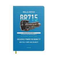 Thumbnail for BR715 design on turquoise notebook
