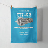 Thumbnail for CT7-9B design on turquoise towel