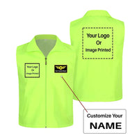 Thumbnail for Customisable Name with DOUBLE LOGO Vest - view 9