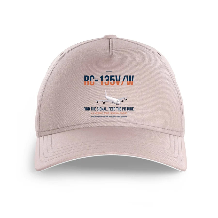 RC-135V W Rivet Joint design on pink printed hat