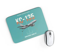 Thumbnail for KC-135 STRATOTANKER design on turquoise rectangle mouse pad
