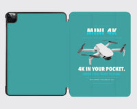 Thumbnail for DJI Mini 4K design on turquoise ipad tablet case