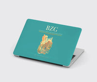 Thumbnail for Bydgoszcz Ignacy Jan Paderewski Airport (BZG) design on turquoise MacBook case