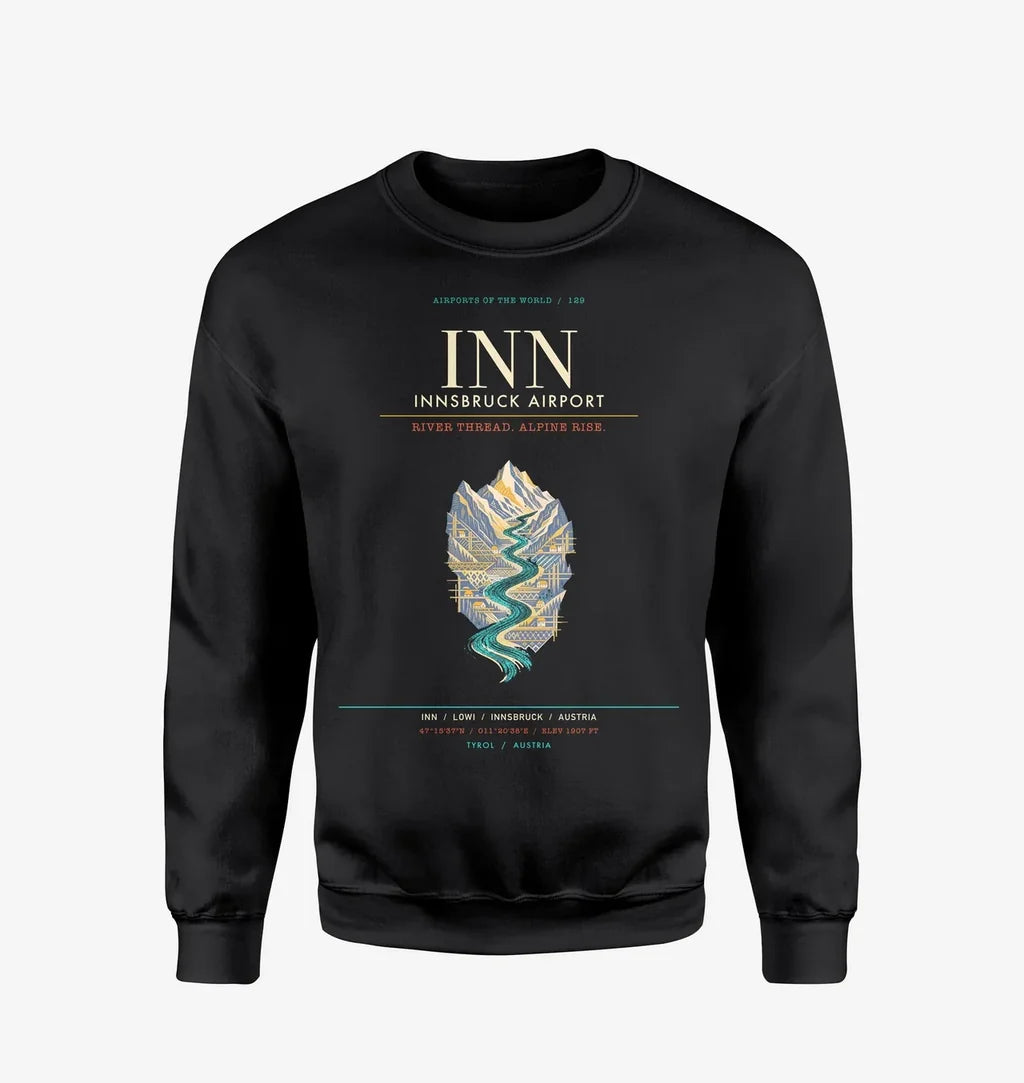 Innsbruck Airport INN Sweatshirt - Black