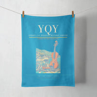 Thumbnail for Sydney–J.A. Douglas McCurdy Airport (YQY) design on turquoise towel