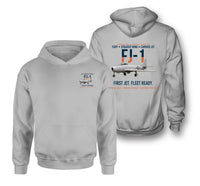 Thumbnail for FJ-1 FURY design on light gray hoodie