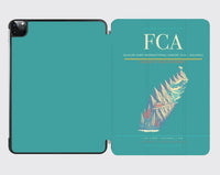Thumbnail for Glacier Park International Airport (FCA) design on turquoise ipad tablet case