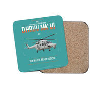 Thumbnail for HAL ALH Dhruv Mk III design on turquoise 1 piece coaster