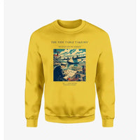 Thumbnail for VINTAGE G4272 - The Tide Table Takeoff - Designed Sweatshirts design on yellow