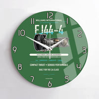 Thumbnail for FJ44-4 design on green no frame wall clock