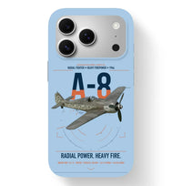 Thumbnail for Focke-Wulf Fw 190A-8 design on light blue magsafe iphone case, for iPhone 17 Pro