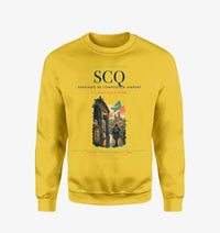 Thumbnail for Santiago de Compostela Airport (SCQ) design on yellow sweatshirt