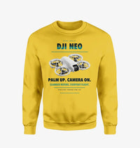 Thumbnail for DJI Neo design on yellow sweatshirt