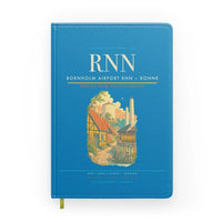 Thumbnail for Bornholm Airport (RNN) design on turquoise notebook