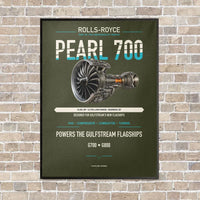 Thumbnail for PEARL 700 vertical canvas print - framed - green army background