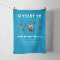Thumbnail for DJI FlyCart 30 design on turquoise towel