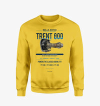 Thumbnail for TRENT 800 design on yellow sweatshirt
