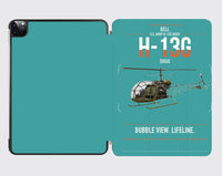 Thumbnail for Bell H-13G Sioux design on turquoise ipad tablet case