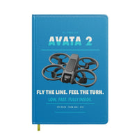 Thumbnail for DJI Avata 2 design on turquoise notebook