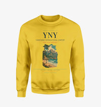 Thumbnail for Yangyang International Airport (YNY) design on yellow sweatshirt