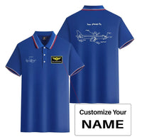 Thumbnail for Customisable How Planes Fly Polo Shirt - view 9