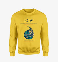 Thumbnail for Baghdad International Airport BGW Sweatshirt - Yellow