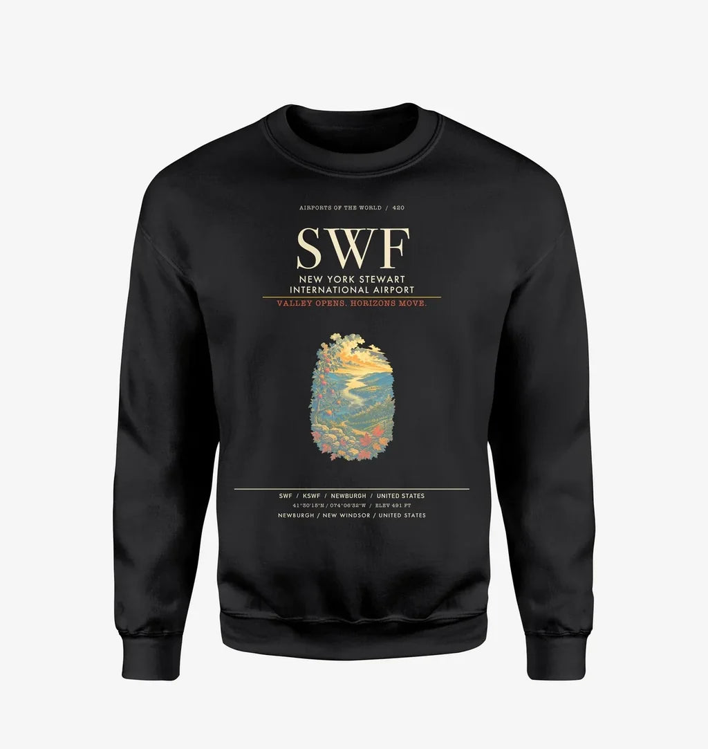 New York Stewart International Airport SWF Sweatshirt - Black
