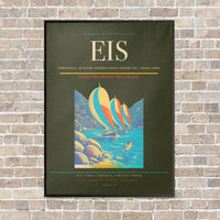 Thumbnail for Terrance B. Lettsome International Airport EIS — Road Town vertical canvas print - framed - green army background