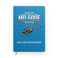 Thumbnail for MD Helicopters MD 500E design on turquoise notebook