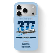 Thumbnail for Boeing 377 Stratocruiser design on light blue magsafe iphone case