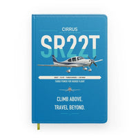 Thumbnail for Cirrus SR22T design on turquoise notebook