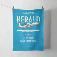 Thumbnail for Handley Page HPR.7 Dart Herald design on turquoise towel
