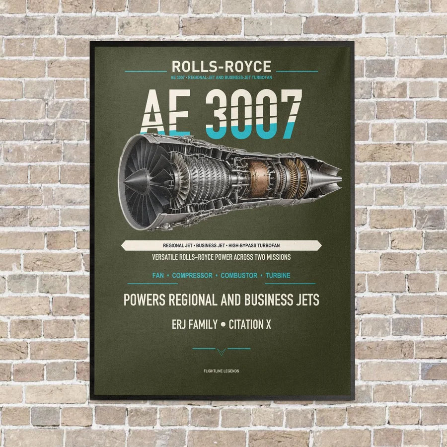 AE 3007 vertical canvas print - framed - green army background
