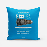 Thumbnail for FJ33-5A design on turquoise pillow
