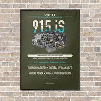 Thumbnail for 915 iS vertical canvas print - framed - green army background