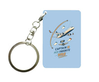 Thumbnail for SIGNAL 577 - Captain Is Her Favorite Title - Key Chain design on light blue key chain