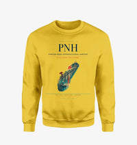 Thumbnail for Phnom Penh International Airport (PNH) design on yellow sweatshirt