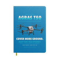 Thumbnail for DJI Agras T50 design on turquoise notebook