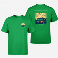 Thumbnail for VINTAGE G4504 - The Searchlight Choir - Double-Side T-Shirt design on green double side t shirt