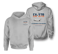 Thumbnail for EA-37B Compass Call design on light gray double-side hoodie, double-side print