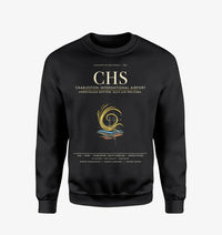 Thumbnail for Charleston International Airport CHS Sweatshirt - Black